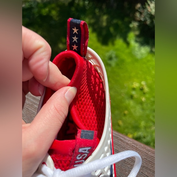 2008 Nike Rejuvenat8 USA Olympic Medal Stand Red & White Sneakers - Picture 10 of 16